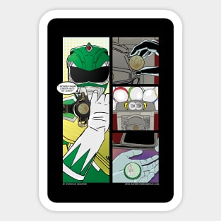 Green Ranger 25 cents Sticker